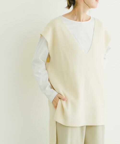 URBAN RESEARCH ITEMS / アーバンリサーチ アイテムズ Tシャツ | ロングTシャツ×ニットベストセット | 詳細23