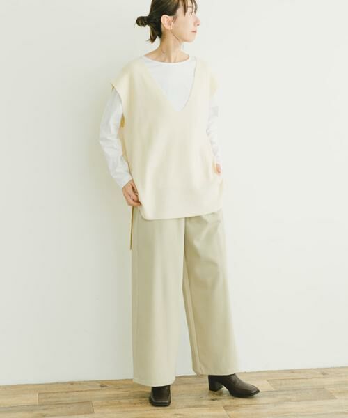 URBAN RESEARCH ITEMS / アーバンリサーチ アイテムズ Tシャツ | ロングTシャツ×ニットベストセット | 詳細24