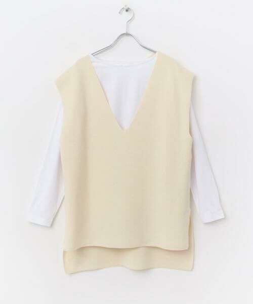 URBAN RESEARCH ITEMS / アーバンリサーチ アイテムズ Tシャツ | ロングTシャツ×ニットベストセット | 詳細26