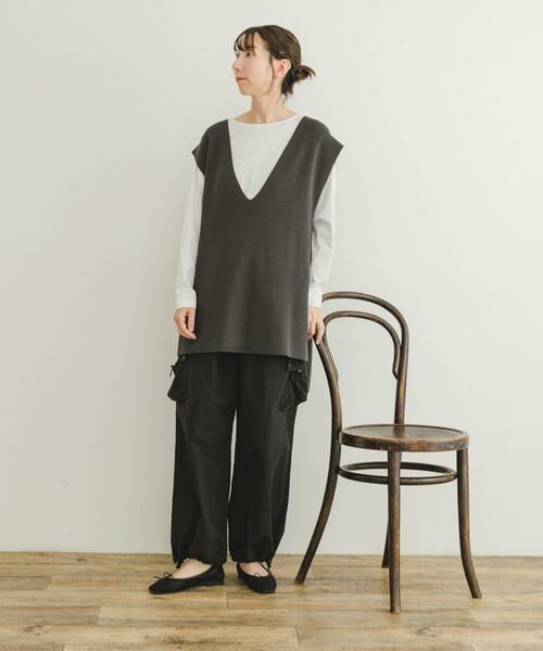 URBAN RESEARCH ITEMS / アーバンリサーチ アイテムズ Tシャツ | ロングTシャツ×ニットベストセット | 詳細30