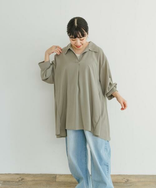 URBAN RESEARCH ITEMS / アーバンリサーチ アイテムズ シャツ・ブラウス | スキッパーチュニック | 詳細3