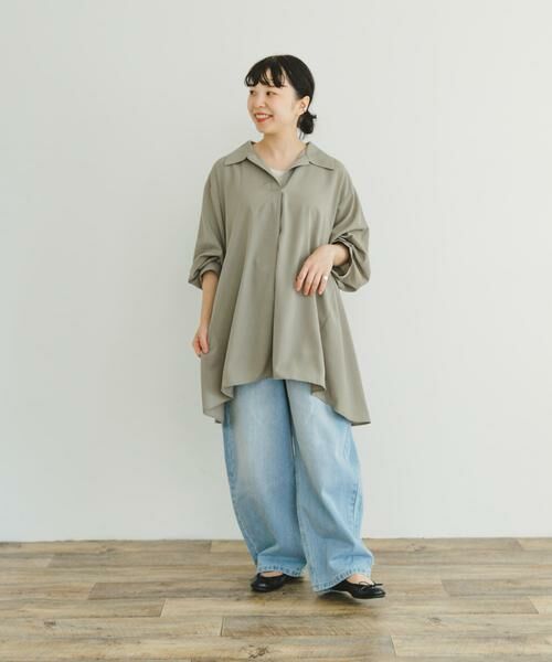 URBAN RESEARCH ITEMS / アーバンリサーチ アイテムズ シャツ・ブラウス | スキッパーチュニック | 詳細4