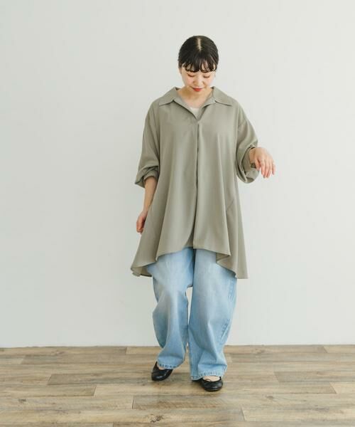 URBAN RESEARCH ITEMS / アーバンリサーチ アイテムズ シャツ・ブラウス | スキッパーチュニック | 詳細5