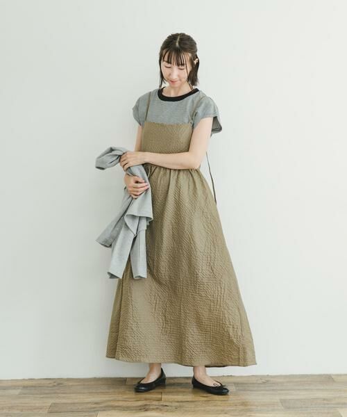 URBAN RESEARCH ITEMS / アーバンリサーチ アイテムズ ワンピース | ウエストギャザーキャミワンピース | 詳細1