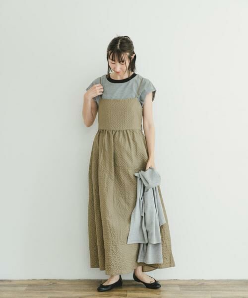 URBAN RESEARCH ITEMS / アーバンリサーチ アイテムズ ワンピース | ウエストギャザーキャミワンピース | 詳細3