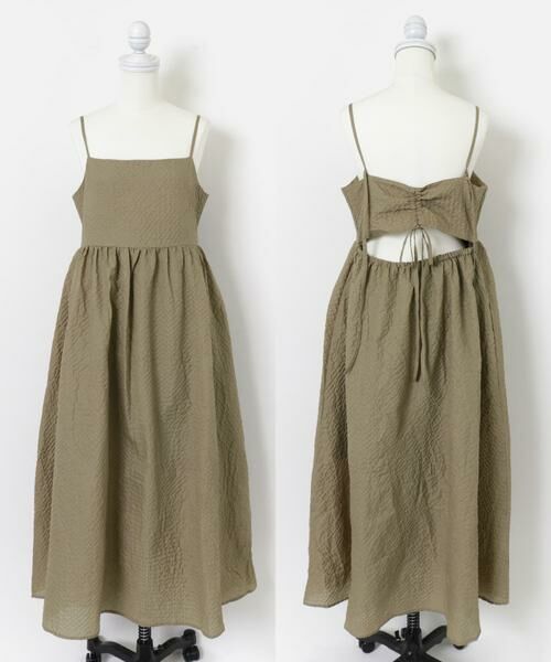 URBAN RESEARCH ITEMS / アーバンリサーチ アイテムズ ワンピース | ウエストギャザーキャミワンピース | 詳細7