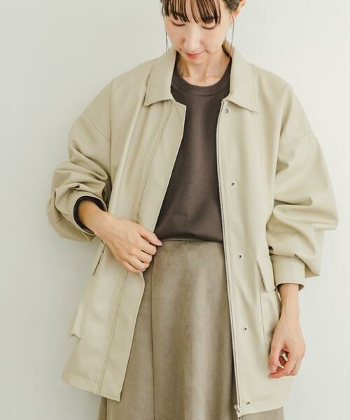 URBAN RESEARCH ITEMS / アーバンリサーチ アイテムズ その他アウター | フェイクレザージャケット | 詳細10