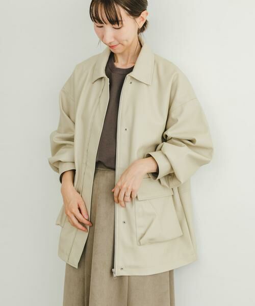 URBAN RESEARCH ITEMS / アーバンリサーチ アイテムズ その他アウター | フェイクレザージャケット | 詳細11