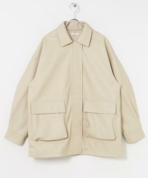 URBAN RESEARCH ITEMS / アーバンリサーチ アイテムズ その他アウター | フェイクレザージャケット | 詳細14