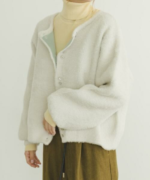 URBAN RESEARCH ITEMS / アーバンリサーチ アイテムズ カーディガン・ボレロ | ダブルフェイスニットカーデ | 詳細8