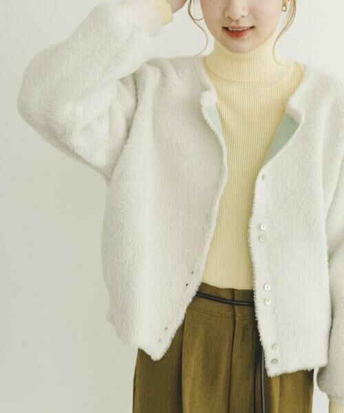 URBAN RESEARCH ITEMS / アーバンリサーチ アイテムズ カーディガン・ボレロ | ダブルフェイスニットカーデ | 詳細10