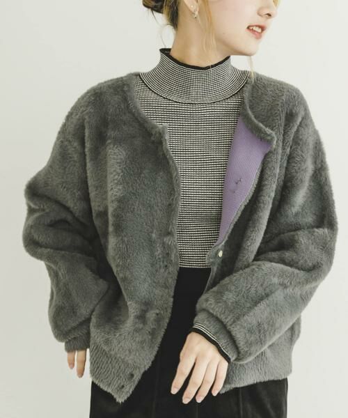 URBAN RESEARCH ITEMS / アーバンリサーチ アイテムズ カーディガン・ボレロ | ダブルフェイスニットカーデ | 詳細15