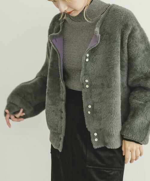 URBAN RESEARCH ITEMS / アーバンリサーチ アイテムズ カーディガン・ボレロ | ダブルフェイスニットカーデ | 詳細16