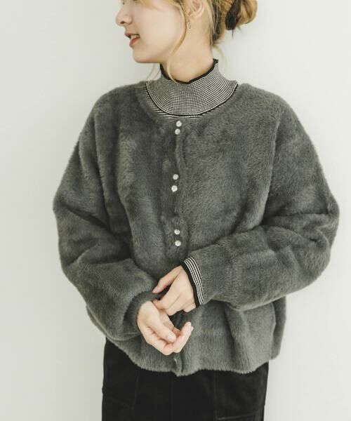 URBAN RESEARCH ITEMS / アーバンリサーチ アイテムズ カーディガン・ボレロ | ダブルフェイスニットカーデ | 詳細22