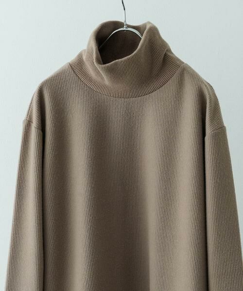 URBAN RESEARCH ITEMS/アーバンリサーチ アイテムズ ハイネック リブ ヘビーウェイトトップス モカ M URBAN RESEARCH ITEMS/アーバンリサーチ アイテムズ ハイネック リブ ヘビーウェイトトップス モカ M