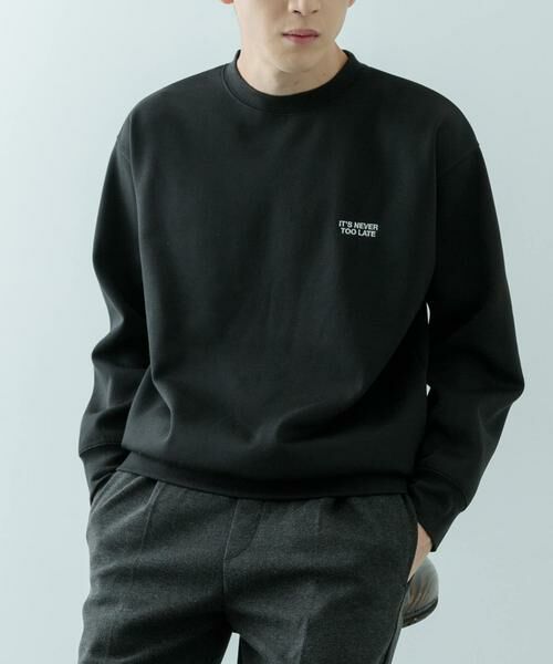 URBAN RESEARCH ITEMS / アーバンリサーチ アイテムズ スウェット | 1pointロゴ刺繍 クルーネックスウェット | 詳細1
