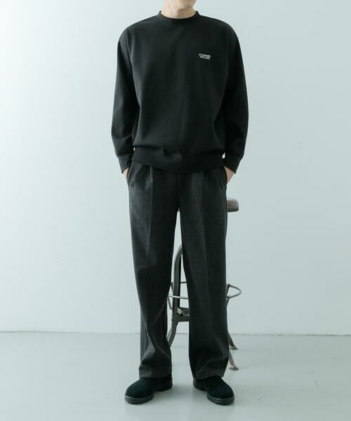 URBAN RESEARCH ITEMS / アーバンリサーチ アイテムズ スウェット | 1pointロゴ刺繍 クルーネックスウェット | 詳細3