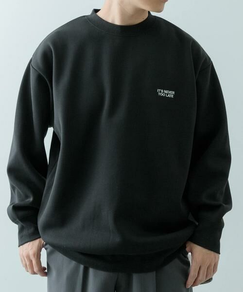 URBAN RESEARCH ITEMS / アーバンリサーチ アイテムズ スウェット | 1pointロゴ刺繍 クルーネックスウェット | 詳細4