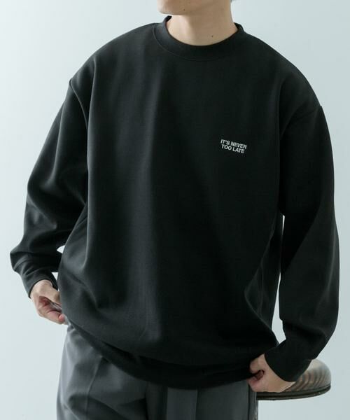 URBAN RESEARCH ITEMS / アーバンリサーチ アイテムズ スウェット | 1pointロゴ刺繍 クルーネックスウェット | 詳細5