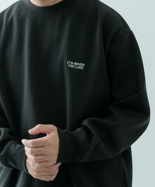 URBAN RESEARCH ITEMS / アーバンリサーチ アイテムズ スウェット | 1pointロゴ刺繍 クルーネックスウェット | 詳細6