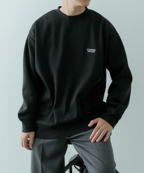 URBAN RESEARCH ITEMS / アーバンリサーチ アイテムズ スウェット | 1pointロゴ刺繍 クルーネックスウェット | 詳細7