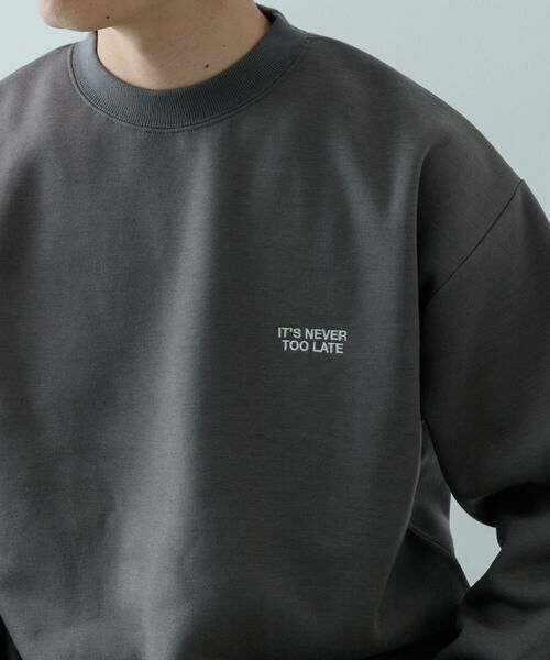 URBAN RESEARCH ITEMS / アーバンリサーチ アイテムズ スウェット | 1pointロゴ刺繍 クルーネックスウェット | 詳細13