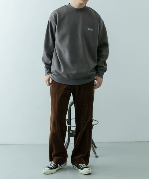 URBAN RESEARCH ITEMS / アーバンリサーチ アイテムズ スウェット | 1pointロゴ刺繍 クルーネックスウェット | 詳細16