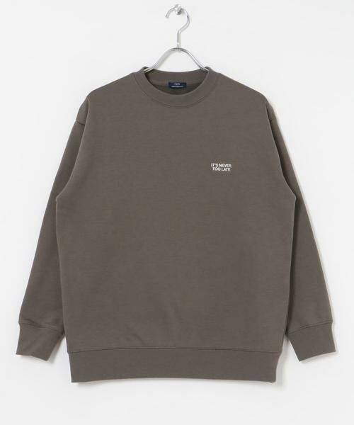 URBAN RESEARCH ITEMS / アーバンリサーチ アイテムズ スウェット | 1pointロゴ刺繍 クルーネックスウェット | 詳細17