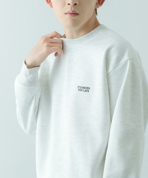 URBAN RESEARCH ITEMS / アーバンリサーチ アイテムズ スウェット | 1pointロゴ刺繍 クルーネックスウェット | 詳細27