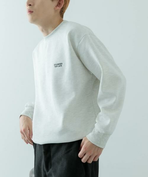 URBAN RESEARCH ITEMS / アーバンリサーチ アイテムズ スウェット | 1pointロゴ刺繍 クルーネックスウェット | 詳細29