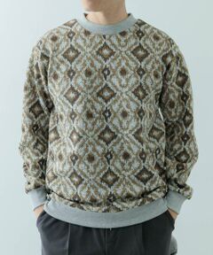 URBAN RESEARCH ITEMS / アーバンリサーチ アイテムズ スウェット | ニットフリース 総柄スウェット トップス