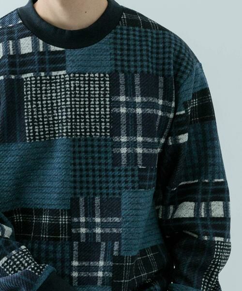 URBAN RESEARCH ITEMS / アーバンリサーチ アイテムズ スウェット | ニットフリース 総柄スウェット トップス | 詳細1