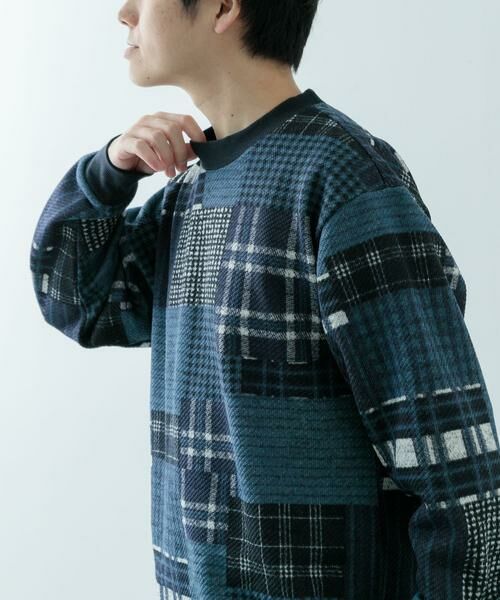 URBAN RESEARCH ITEMS / アーバンリサーチ アイテムズ スウェット | ニットフリース 総柄スウェット トップス | 詳細2