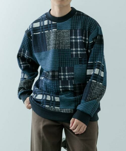 URBAN RESEARCH ITEMS / アーバンリサーチ アイテムズ スウェット | ニットフリース 総柄スウェット トップス | 詳細3