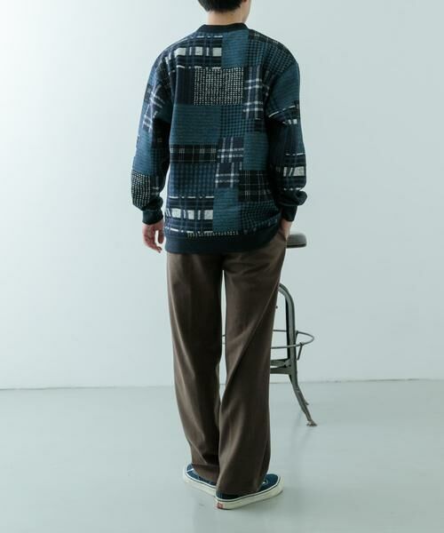 URBAN RESEARCH ITEMS / アーバンリサーチ アイテムズ スウェット | ニットフリース 総柄スウェット トップス | 詳細5