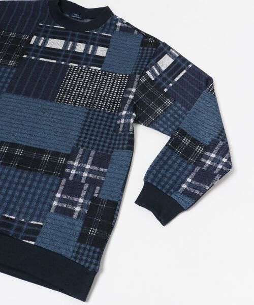 URBAN RESEARCH ITEMS / アーバンリサーチ アイテムズ スウェット | ニットフリース 総柄スウェット トップス | 詳細7