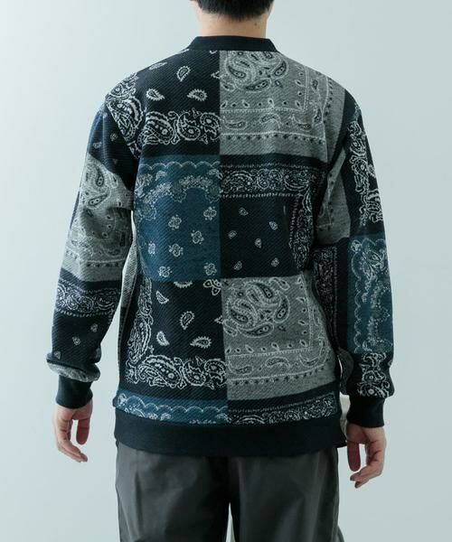 URBAN RESEARCH ITEMS / アーバンリサーチ アイテムズ スウェット | ニットフリース 総柄スウェット トップス | 詳細16