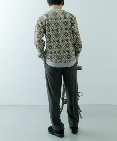 URBAN RESEARCH ITEMS / アーバンリサーチ アイテムズ スウェット | ニットフリース 総柄スウェット トップス | 詳細22