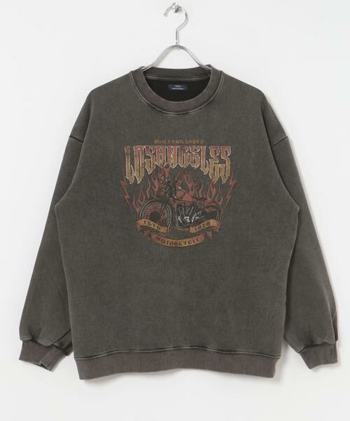 URBAN RESEARCH ITEMS / アーバンリサーチ アイテムズ スウェット | パウダー加工 クルーネックスウェットプルオーバー | 詳細5