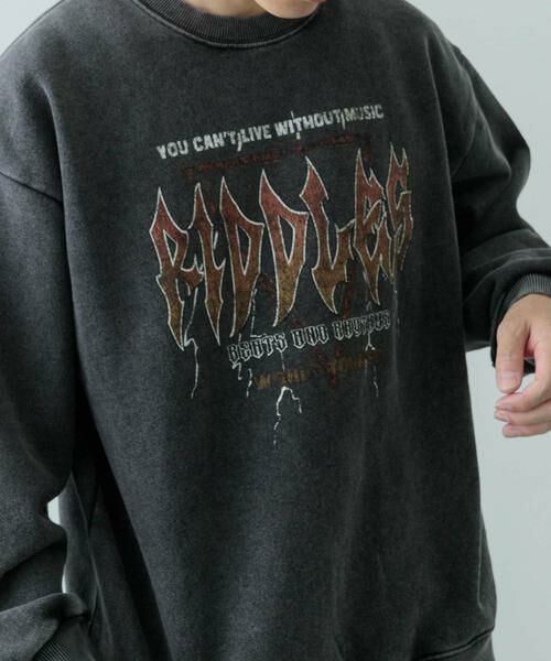 URBAN RESEARCH ITEMS / アーバンリサーチ アイテムズ スウェット | パウダー加工 クルーネックスウェットプルオーバー | 詳細10