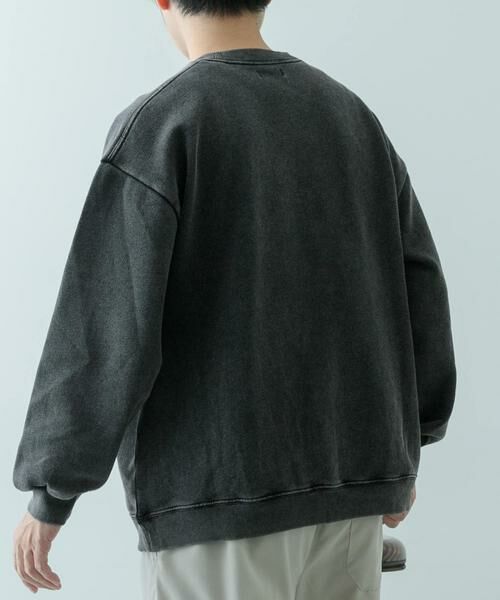 URBAN RESEARCH ITEMS / アーバンリサーチ アイテムズ スウェット | パウダー加工 クルーネックスウェットプルオーバー | 詳細12