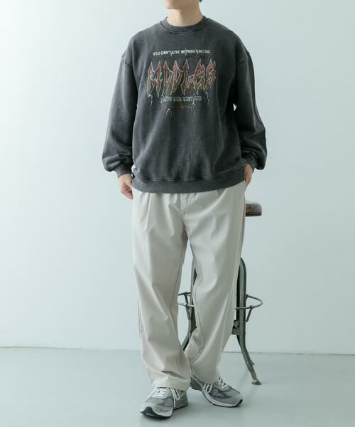 URBAN RESEARCH ITEMS / アーバンリサーチ アイテムズ スウェット | パウダー加工 クルーネックスウェットプルオーバー | 詳細13