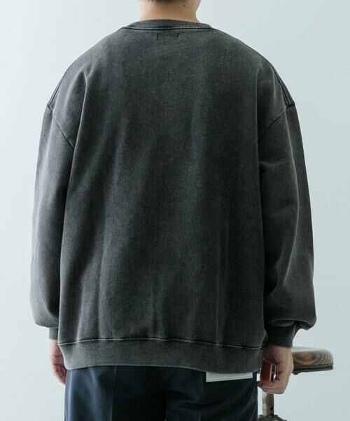 URBAN RESEARCH ITEMS / アーバンリサーチ アイテムズ スウェット | パウダー加工 クルーネックスウェットプルオーバー | 詳細19