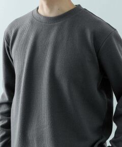URBAN RESEARCH ITEMS / アーバンリサーチ アイテムズ Tシャツ | クルーネック リブ ヘビーウェイトTops