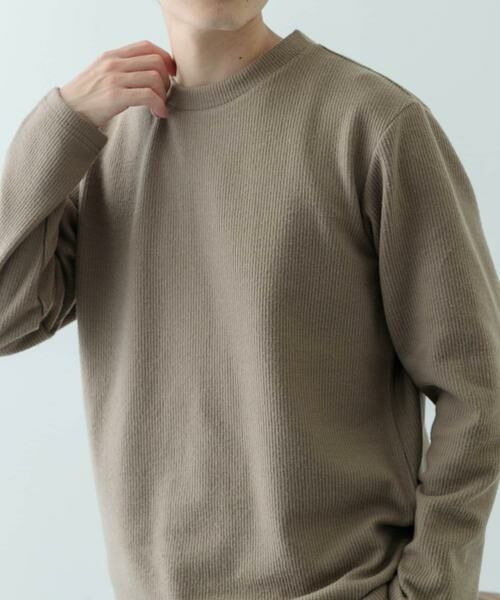 URBAN RESEARCH ITEMS / アーバンリサーチ アイテムズ Tシャツ | クルーネック リブ ヘビーウェイトTops | 詳細1
