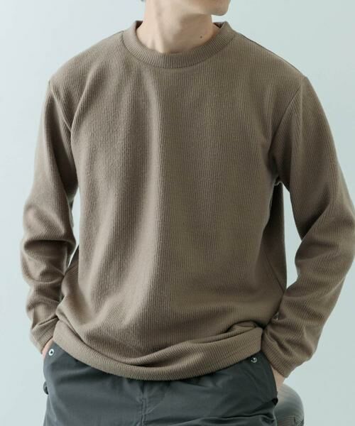 URBAN RESEARCH ITEMS / アーバンリサーチ アイテムズ Tシャツ | クルーネック リブ ヘビーウェイトTops | 詳細2