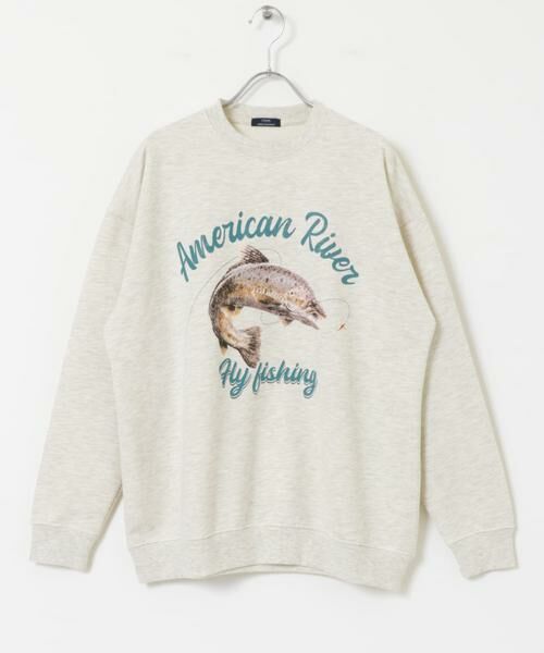 URBAN RESEARCH ITEMS / アーバンリサーチ アイテムズ スウェット | クルーネックスエット fishing | 詳細18