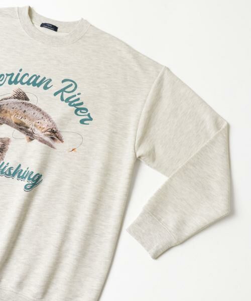 URBAN RESEARCH ITEMS / アーバンリサーチ アイテムズ スウェット | クルーネックスエット fishing | 詳細20