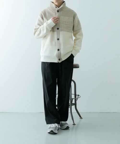 URBAN RESEARCH ITEMS / アーバンリサーチ アイテムズ カーディガン・ボレロ | ハイネック グラデーション ボタンニットカーディガン | 詳細18