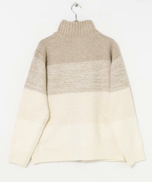 URBAN RESEARCH ITEMS / アーバンリサーチ アイテムズ カーディガン・ボレロ | ハイネック グラデーション ボタンニットカーディガン | 詳細22